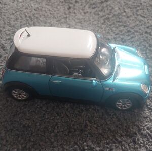 New 5" Kinsmart Mini Cooper S Diecast Model Toy Car 1:28 Blue